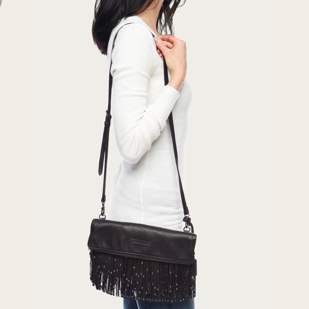 Frye Heidi Fringe Cross Body Bag